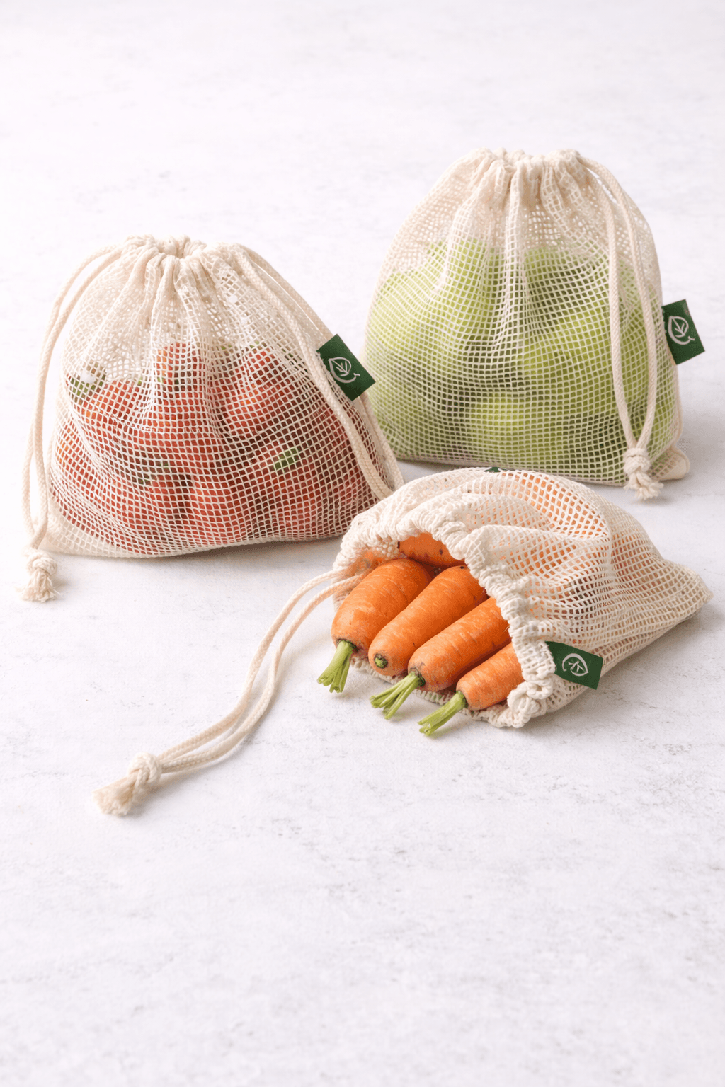 Reusable Produce Bags (Set of 3)