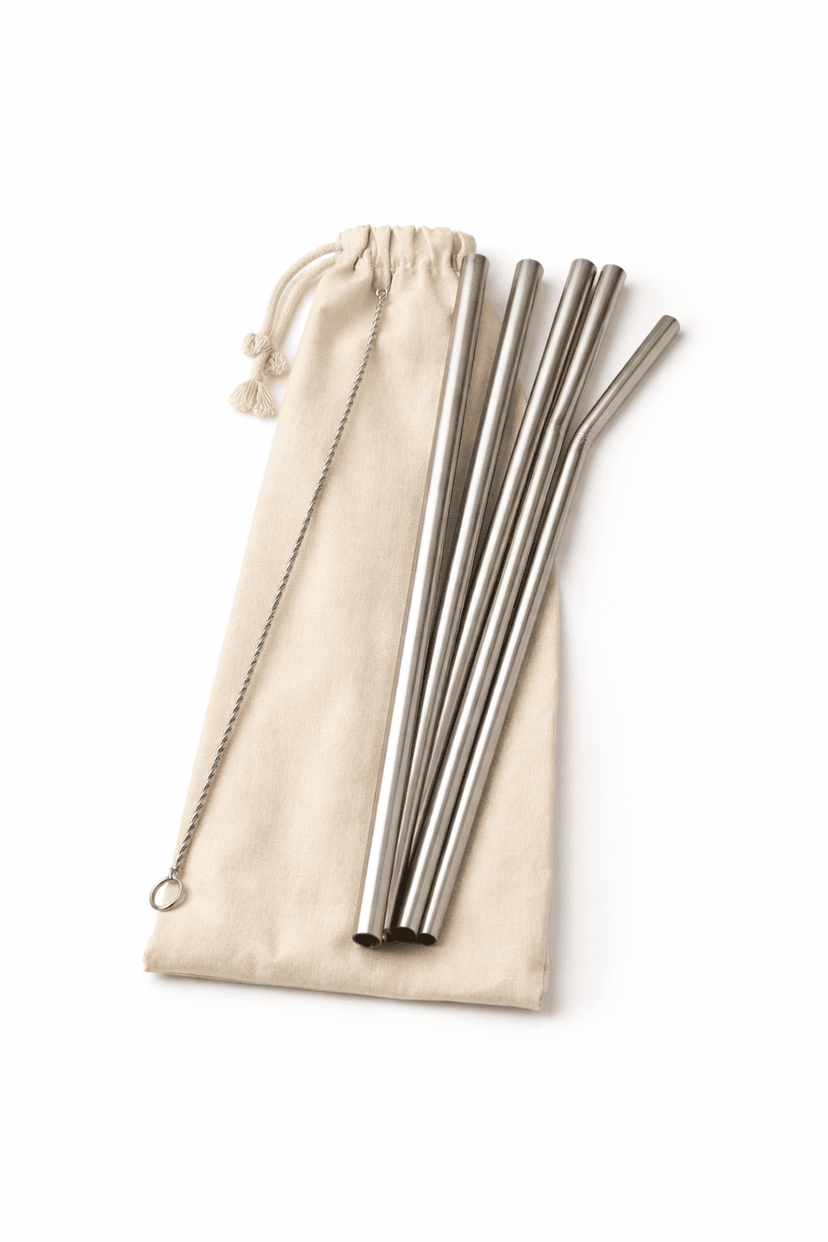 Stainless Steel Straw Set